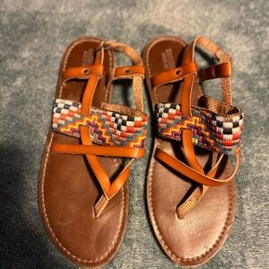 Colorful Leather Sandals